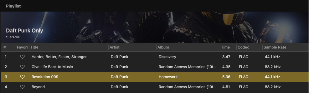 Custom Playlist